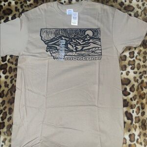 Delta Montana Landscape Tan T-Shirt